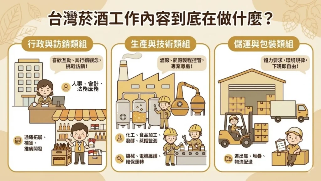 台灣菸酒工作內容