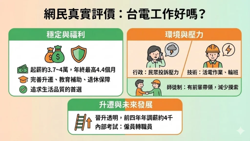 台電工作好嗎