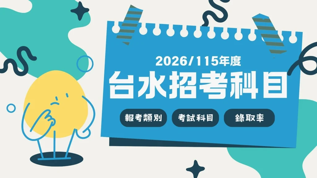 2026台水招考科目